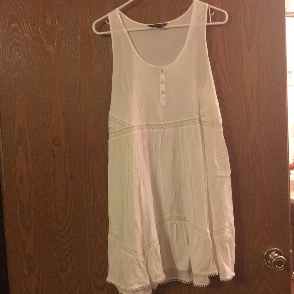 Express Semi-sheer prairie top